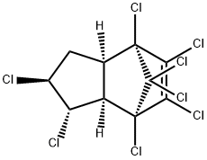 (-)-TRANS-CHLORDANE Struktur