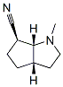 Cyclopenta[b]pyrrole-6-carbonitrile, octahydro-1-methyl-, [3aS-(3aalpha,6alpha,6aalpha)]- (9CI) Struktur