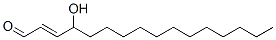 (E)-4-hydroxyhexadec-2-enal Struktur