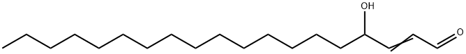 (E)-4-hydroxynonadec-2-enal Struktur