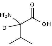 DL-VALINE-2-D1 Struktur