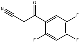 2,4,5-TRIFLUOROBENZOYLACETONITRILE Struktur