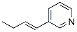 Pyridine, 3-(1-butenyl)-, (E)- (9CI) Struktur