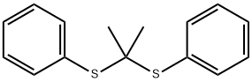 2,2-bis(phenylthio)propane Struktur