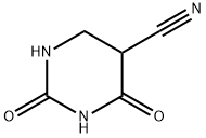 2,4-dioxohexahydropyriMidine-5-carbonitrile Struktur