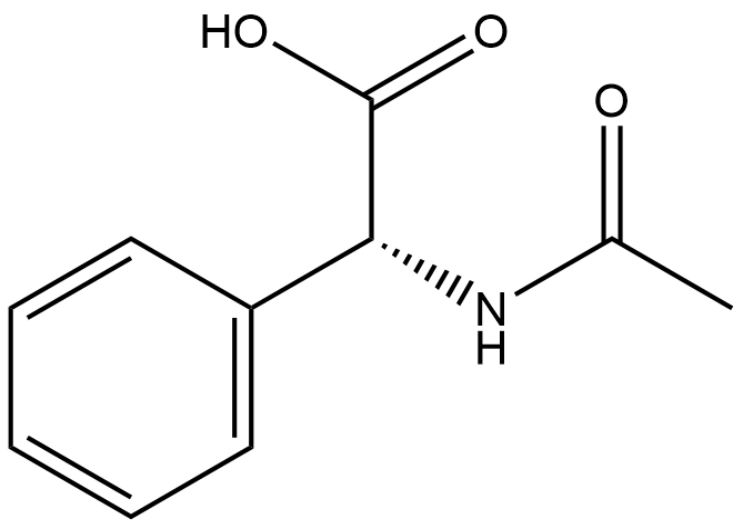 N-Acetyl-D-phenylglycine Struktur