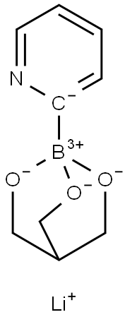 lithiuM 1-(pyridin-2-yl)-2,6,7-trioxa-1-borabicyclo[2.2.2]octan-1-uide Structure