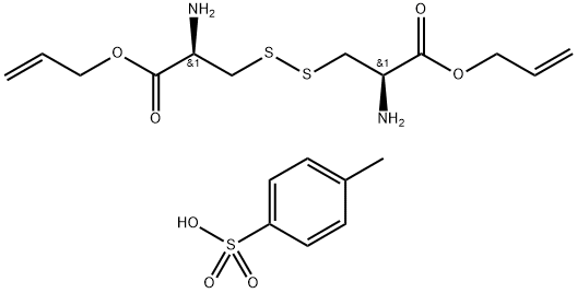 L-CYSTINE BISALLYL ESTER BIS(TOLUENE-4-SULFONATE) Struktur