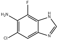 6-Chloro-4-fluoro-1H-benzo[d]iMidazol-5-aMine Struktur