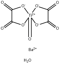 BARIUM TITANYL OXALATE TETRAHYDRATE Struktur