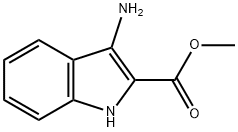 1H-Indole-2-carboxylicacid,3-amino-,methylester(9CI) Struktur