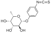 B-L-FUCOPYRANOSYLPHENYL ISOTHIOCYANATE Struktur