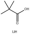 lithium pivalate Struktur