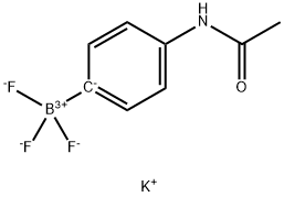 Potassium (4-acetamidophenyl)trifluoroboranuide Struktur