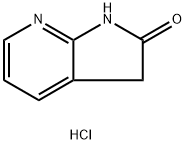 1H,2H,3H-pyrrolo[2,3-b]pyridin-2-one hydrochloride Struktur