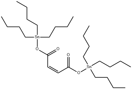 (Z)-5,5,12,12-tetrabutyl-7,10-dioxo-6,11-dioxa-5,12-distannahexadec-8-ene Struktur