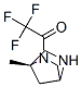 2,5-Diazabicyclo[2.2.1]heptane, 1-methyl-2-(trifluoroacetyl)-, (1R)- (9CI) Struktur