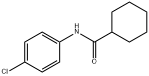 Cyclohexanecarboxamide,N-(4-chlorophenyl)- Struktur