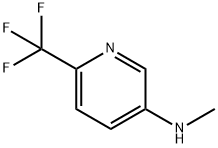 Methyl-(6-trifluoromethyl-pyridin-3-yl)-amine Struktur