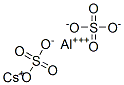 aluminium caesium bis(sulphate) Struktur