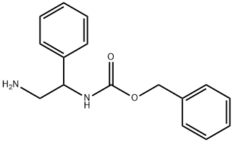 [1-(AMINOMETHYL)-2-PHENYLETHYL]-CARBAMIC ACID PHENYLMETHYL ESTER Struktur