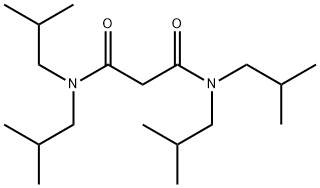 N,N,N'',N''-TETRAISOBUTYL-MALONAMIDE Struktur