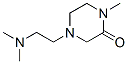 Piperazinone, 4-[2-(dimethylamino)ethyl]-1-methyl- (9CI) Struktur