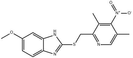 4-Desmethoxy-4-nitro Omeprazole Sulfide