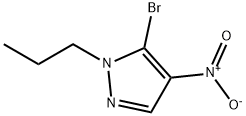 5-broMo-4-nitro-1-propyl-1H-pyrazole Struktur