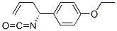 Benzene, 1-ethoxy-4-(1-isocyanato-3-butenyl)-, (R)- (9CI) Struktur