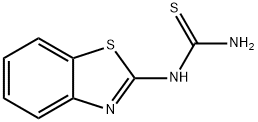 Thiourea, 2-benzothiazolyl- (9CI) Struktur