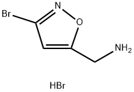 1-((3-BroMoisoxazol-5-yl))MethanaMine hydrobroMide Struktur