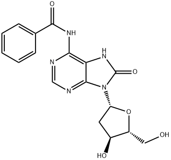 N6-BENZOYL-8-HYDROXY-2'-DEOXYADENOSINE Struktur