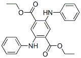 2,5-Bisanilinoterephthalic acid diethyl ester Struktur