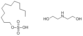 DIETHANOLAMINE LAURYL SULFATE Struktur