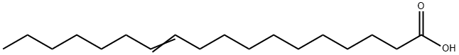 TRANS-11-OCTADECENOIC ACID Struktur