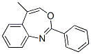 5-Methyl-2-phenyl-3,1-benzoxazepine Struktur