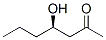 2-Heptanone, 4-hydroxy-, (4R)- (9CI) Struktur