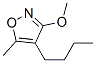 Isoxazole, 4-butyl-3-methoxy-5-methyl- (9CI) Struktur