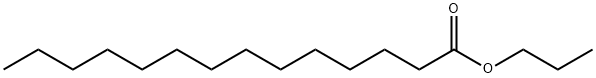 MYRISTIC ACID PROPYL ESTER Struktur