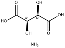 Butanedioic acid,2,3-dihydroxy- (2R,3R)-, ammonium salt (1:) Struktur