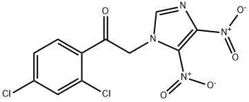 Ethanone,  1-(2,4-dichlorophenyl)-2-(4,5-dinitro-1H-imidazol-1-yl)- Struktur