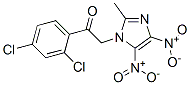 Ethanone,  1-(2,4-dichlorophenyl)-2-(2-methyl-4,5-dinitro-1H-imidazol-1-yl)- Struktur