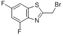 2-(BROMOMETHYL)-4,6-DIFLUOROBENZOTHIAZOLE Struktur