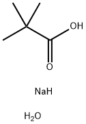 SODIUM TRIMETHYLACETATE HYDRATE Struktur