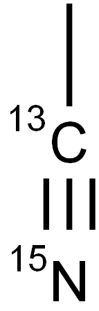 ACETONITRILE-1-13C,15N Struktur