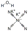 POTASSIUM TETRACYANONICKELATE(II) HYDRATE Struktur