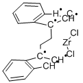 rac-Ethylenebis(2-methyl-1-indenyl)zirconium dichloride Struktur