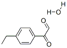 2-(4-ethylphenyl)-2-oxoacetaldehyde hydrate Struktur