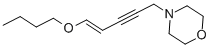 4-(5-Butoxy-4-penten-2-ynyl)morpholine Struktur